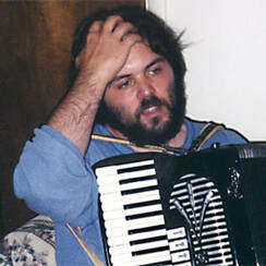 Joe playing accordion